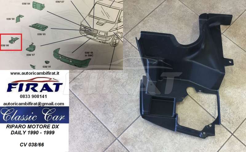 RIPARO SOTTOMOTORE IVECO DAILY 90 - 99 DX